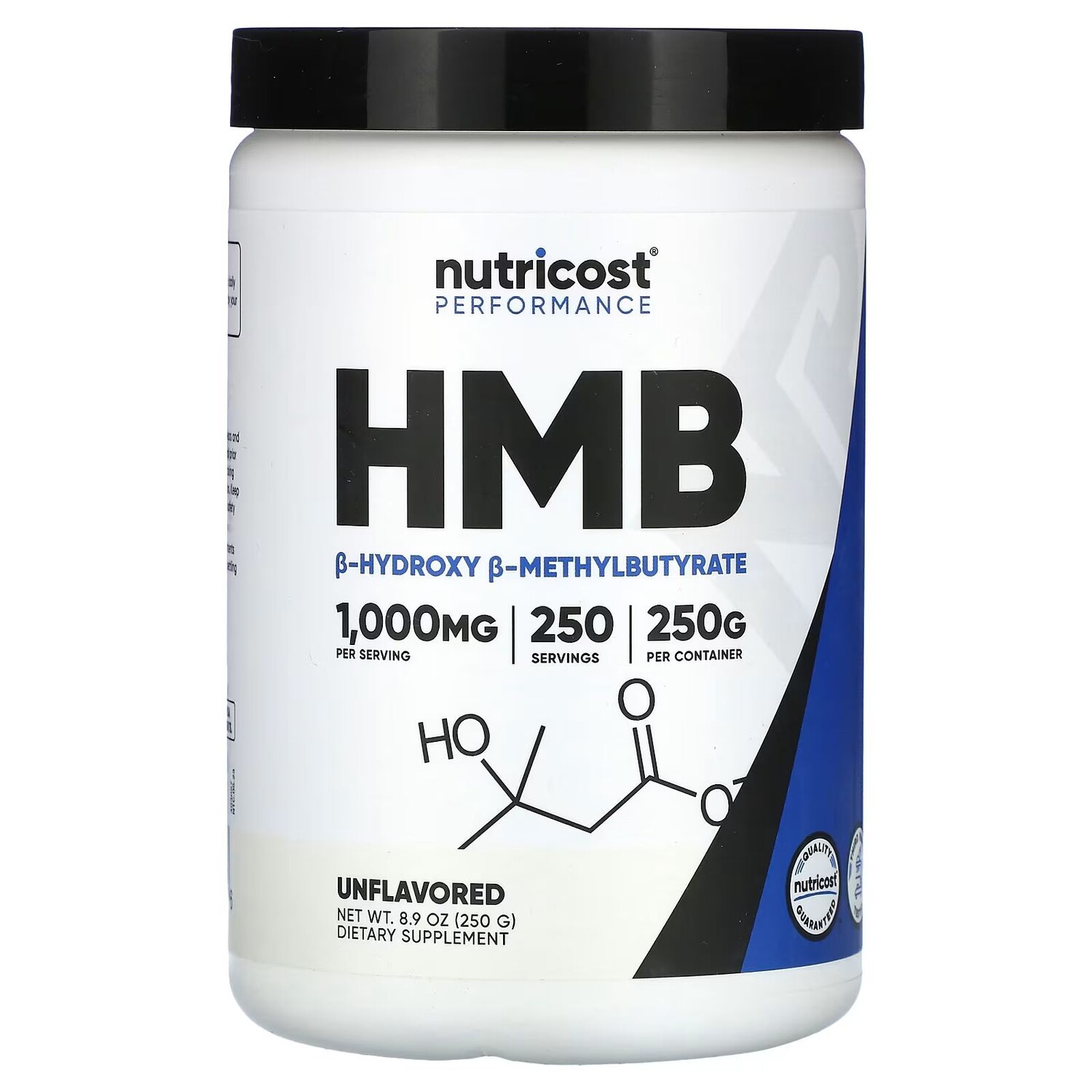 

Performance, HMB, без вкуса, 8,9 унции (250 г) Nutricost