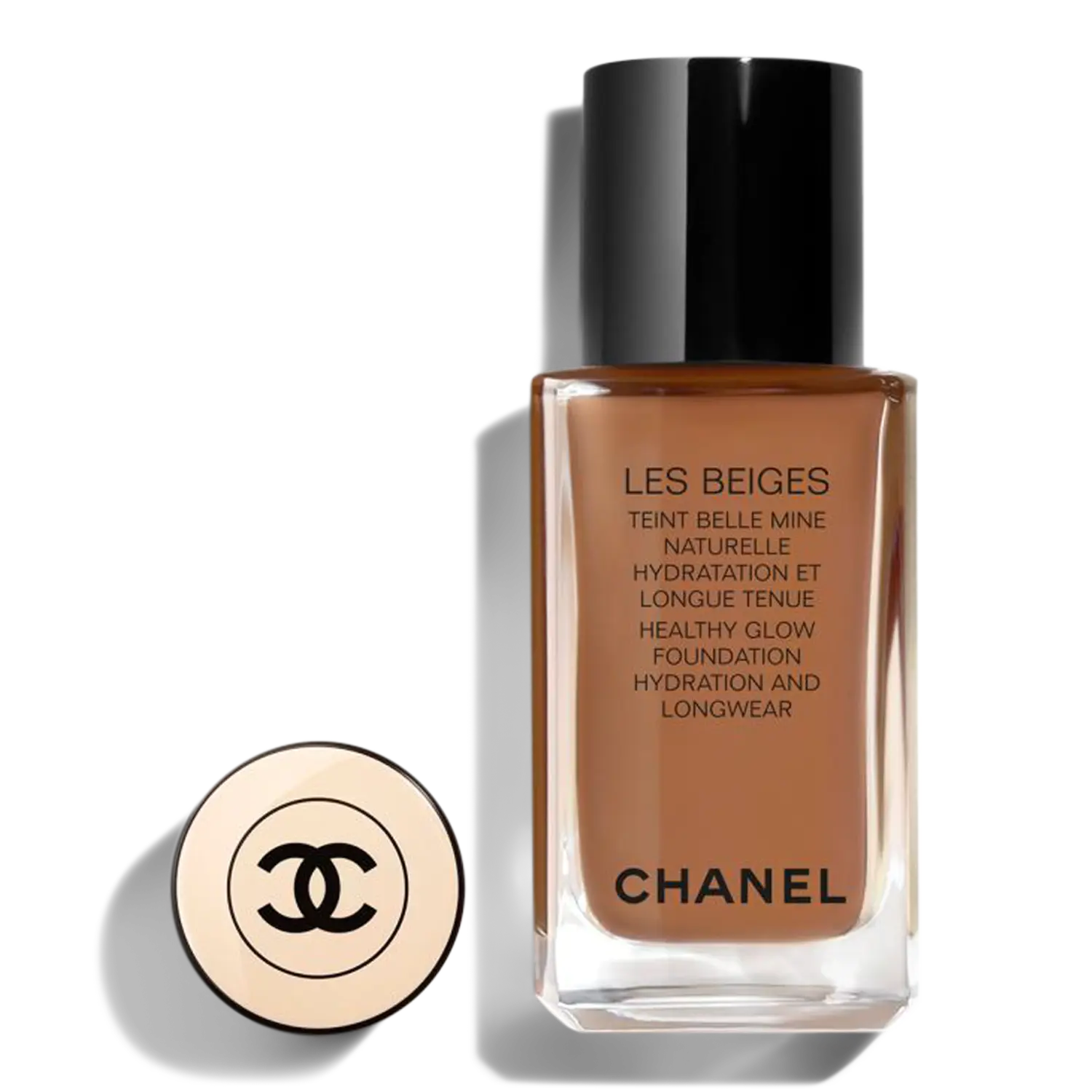 

Увлажняющая и стойкая тональная основа LES BEIGES Healthy Glow Foundation CHANEL, BR152 (dark-deep shade, red undertone)