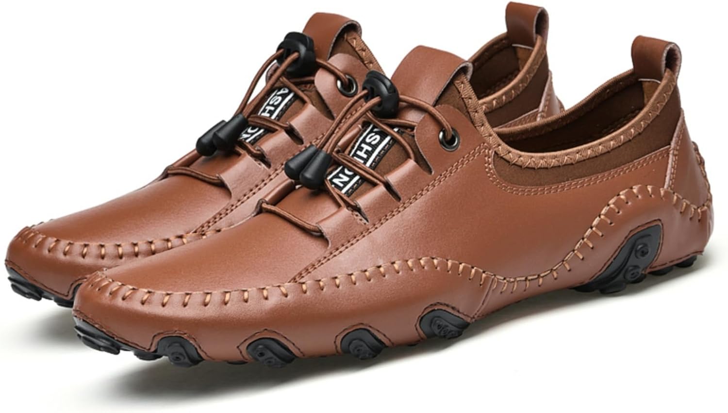 

Мужские повседневные кожаные лоферы Kpdwfms - лоферы с ремешком, мокасины и обувь в стиле лодок, для повседневной и свободной носки, светло-коричневый