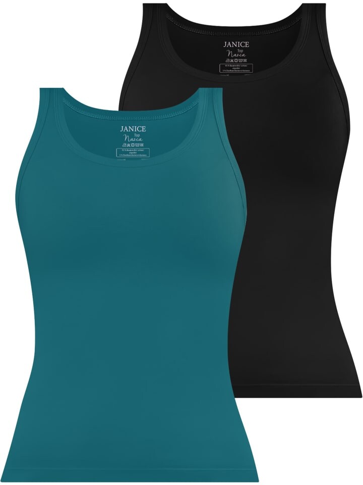 

Топ Janice 2 x Damen Nazca, цвет petrol/schwarz
