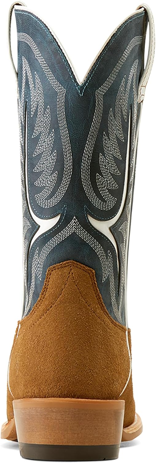 Мужские ковбойские сапоги Ariat Stadtler, Ocean Blue/Dijon Roughout — фото 2