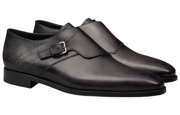 BERLUTI Démesure Scritto Casual Shoes мужские черные — фото 4