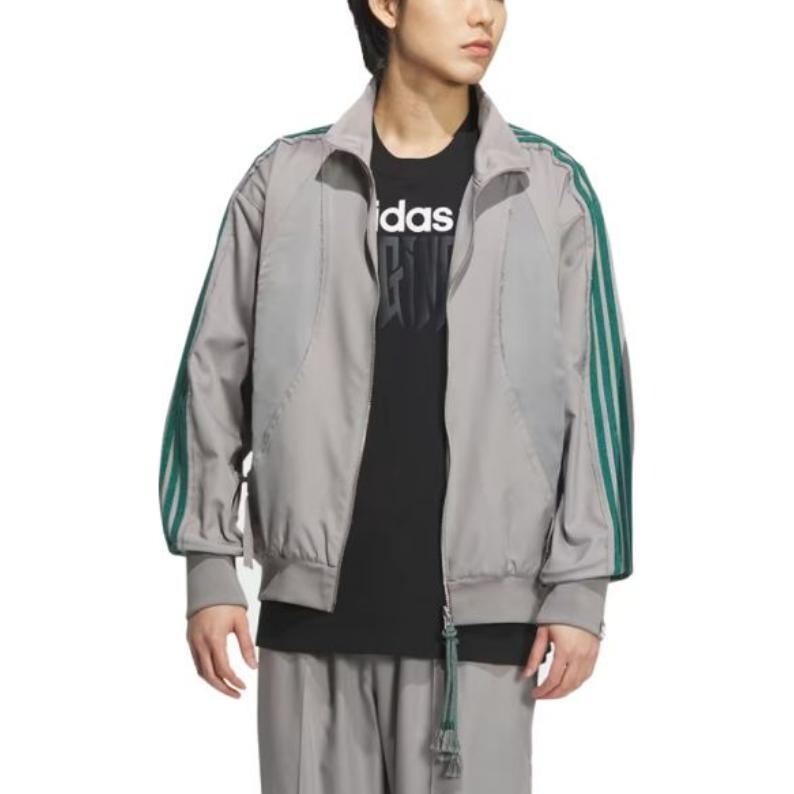 Спортивная куртка Adidas X Song For The Mute в 3 полосы Adidas Originals, цвет Gray Green — фото 2