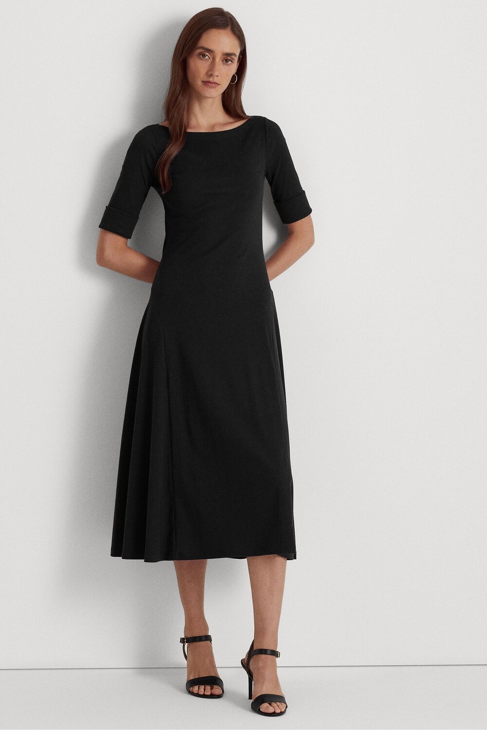 

Платье миди Ralph Lauren Lauren Munzie Lauren Ralph Lauren, черный