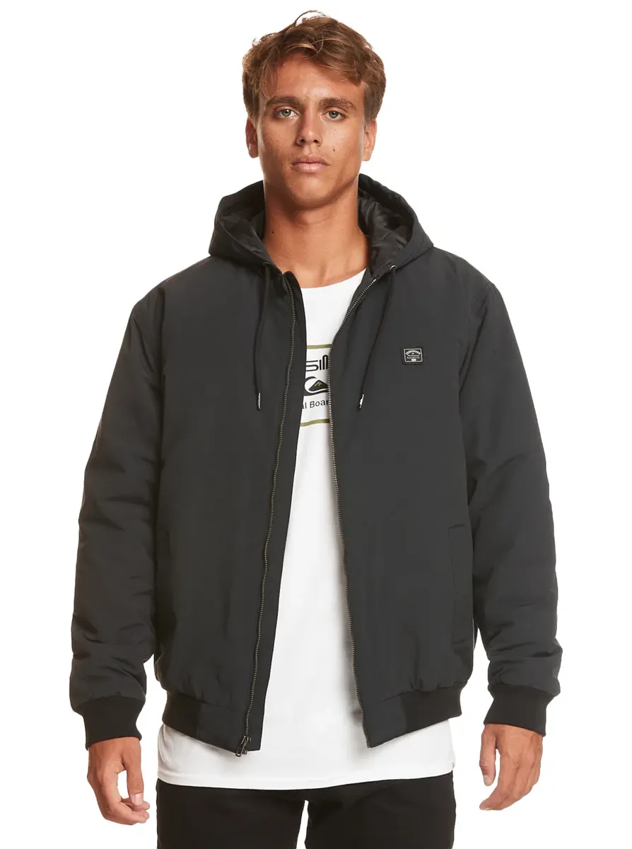 

Куртка Quiksilver "Classik Hood", с капюшоном, черный