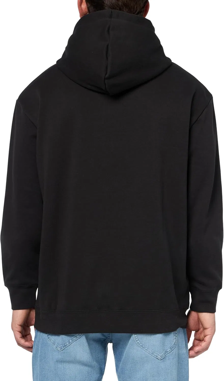 Мужская толстовка PUMA Essentials Double Up Hoodie, спортивная верхняя одежда, повседневная - черная — фото 2