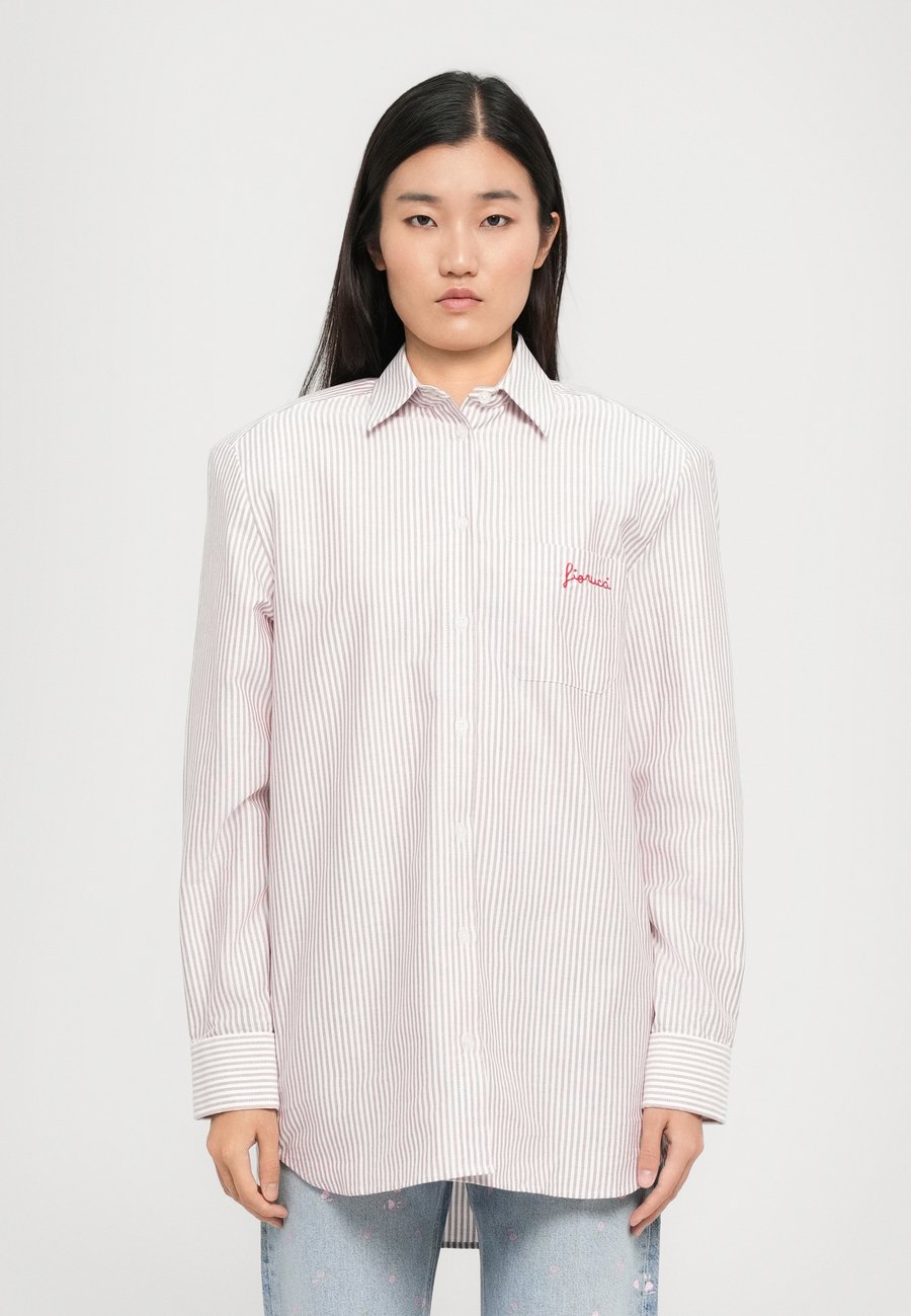 

Блуза Fiorucci STRIPED PADDED SHIRT, Baby Pink/Pink