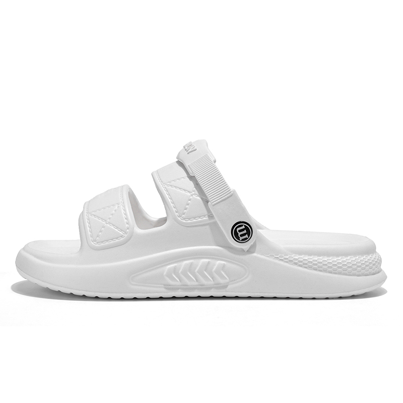 

NANJIREN Пляжные сандалии мужские черно-белые белые, цвет White