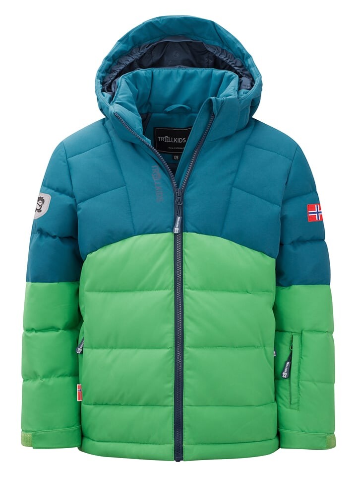 

Зимняя куртка Trollkids Gryllefjord, цвет grün/blau