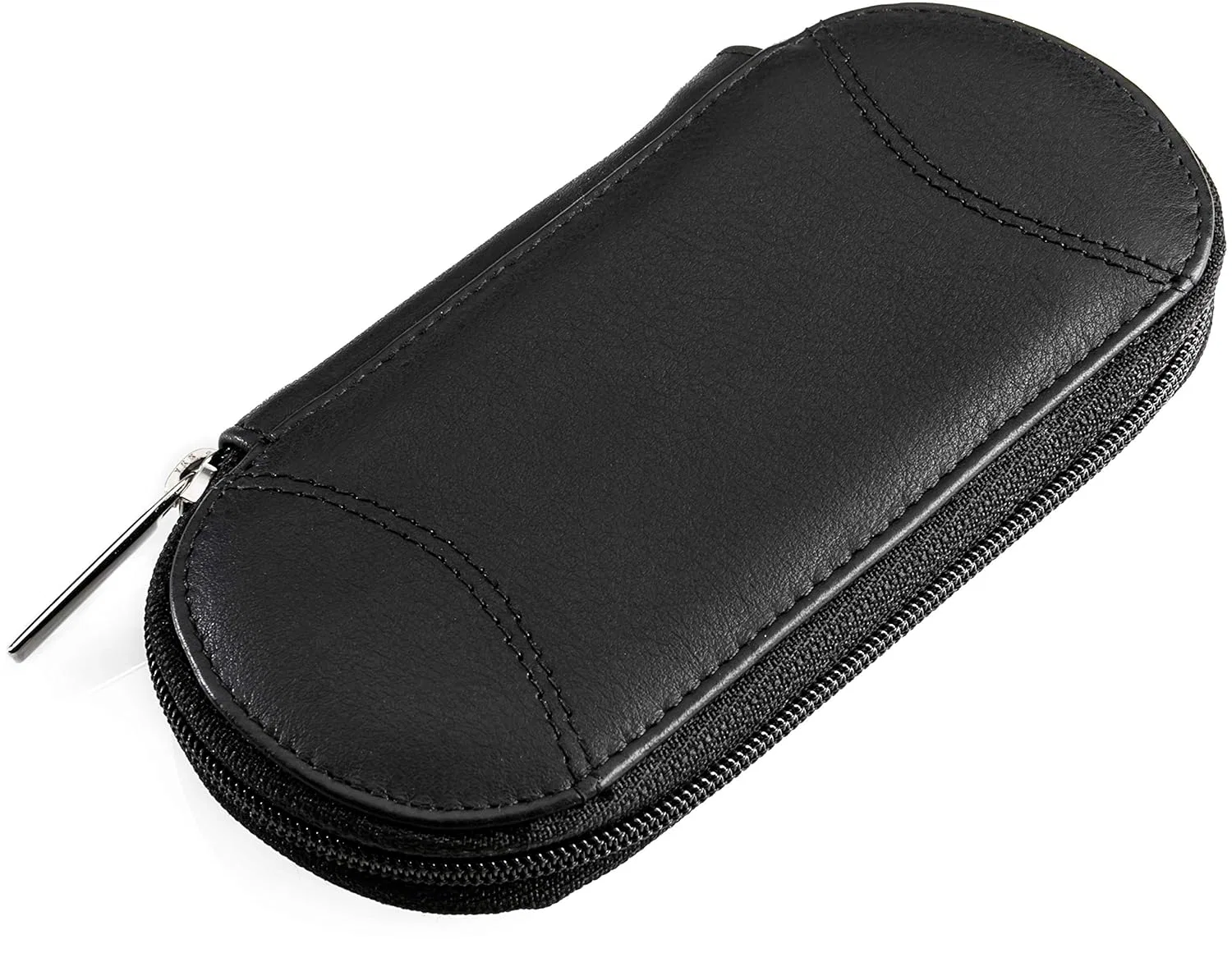 Пустой маникюрный футляр Remos из натуральной кожи, на 5 инструментов Remos Professional Body Care, Black