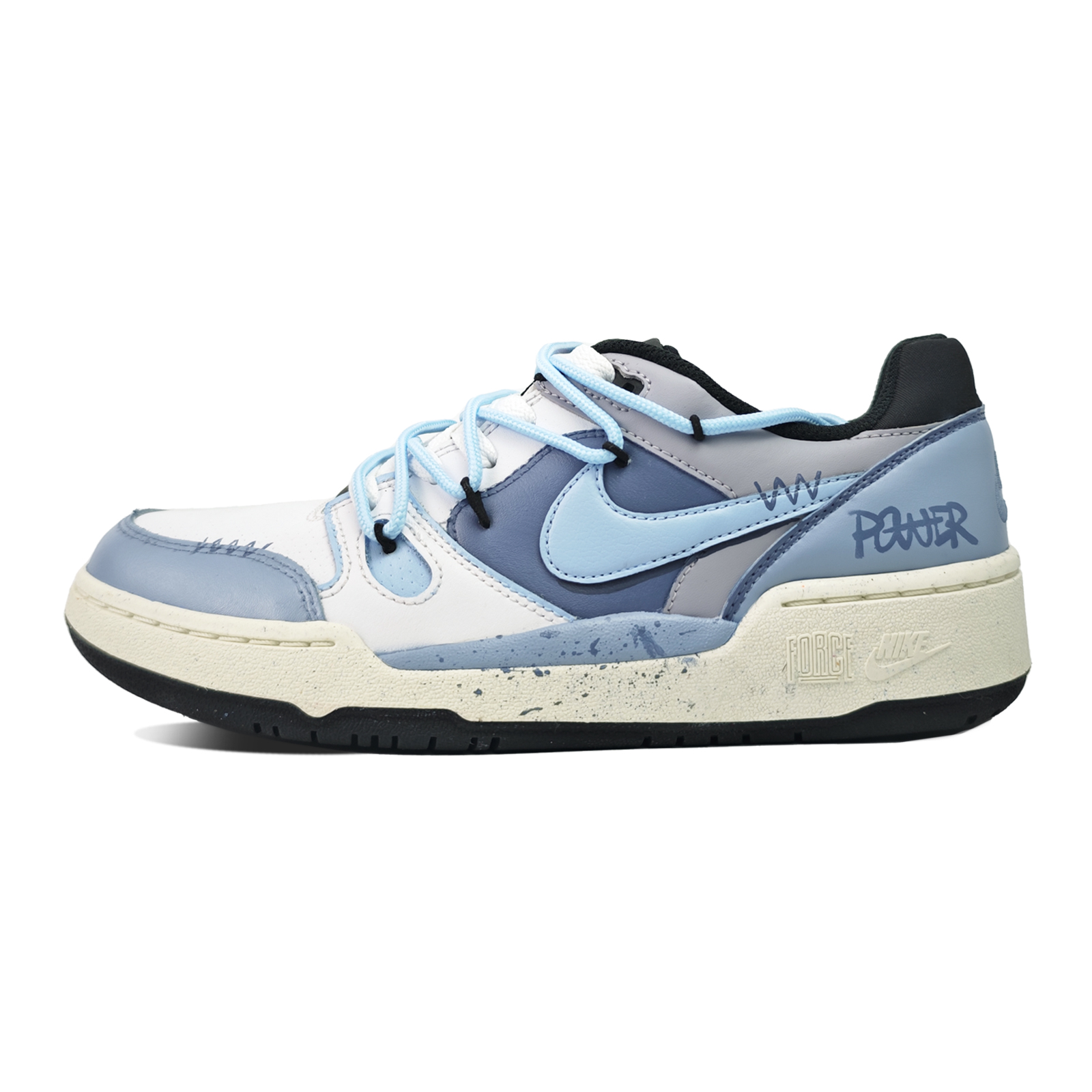 

Кроссовки для скейтбординга Full Force Cushioning Low Top, мужские, стального цвета Nike, Steel Blue