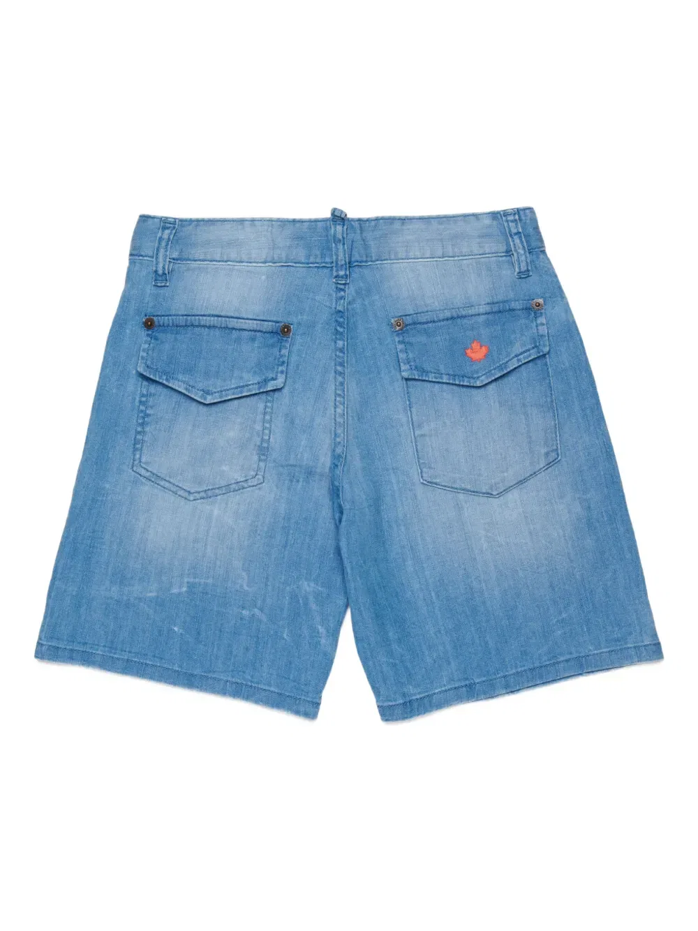 Джинсовые шорты с карманами Dsquared2 Kids, синий — фото 2