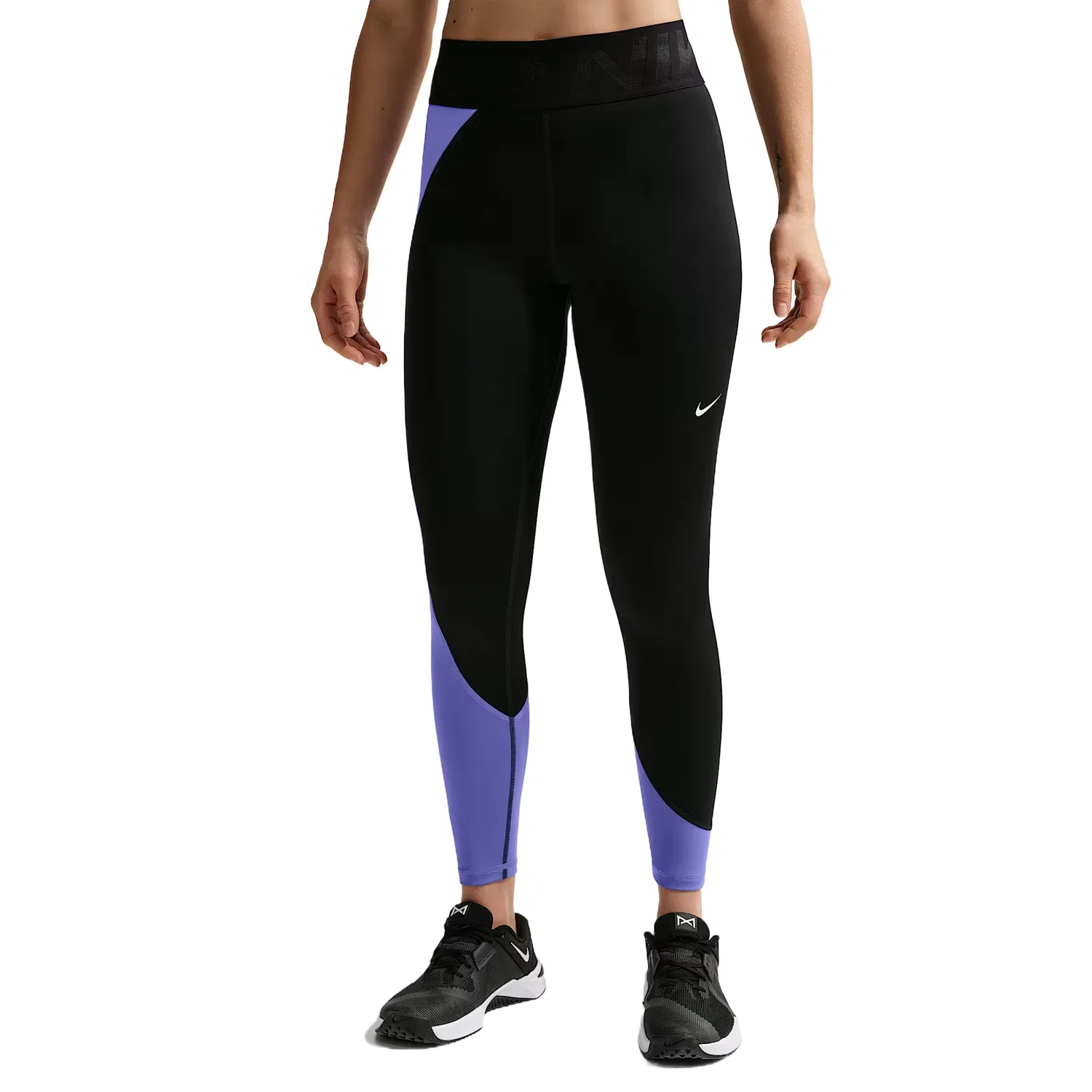 Леггинсы для женщин Nike Pro Sculpt с высокой талией, черные