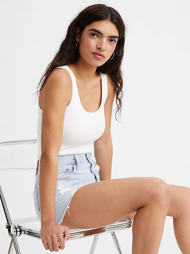 

Топ Essential Rib Levi's, цвет White