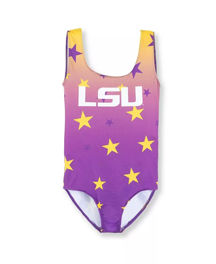 

Большие девочки Фиолетовый LSU Tigers Танцевальный купальник ZooZatz