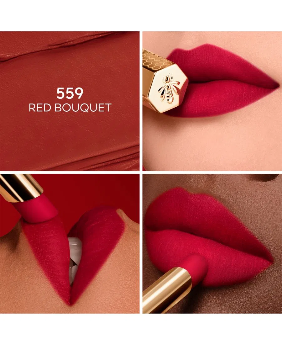 Помада KissKiss с медом Guerlain, 559 red bouquet — фото 2