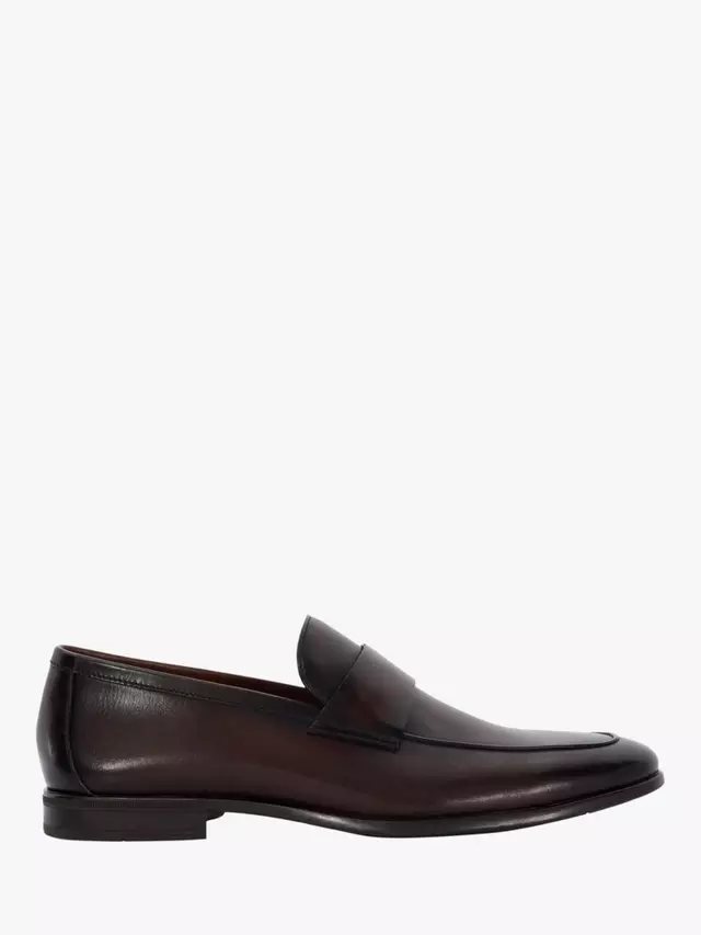 

Лоферы Dune Sylas Leather, цвет brown-leather
