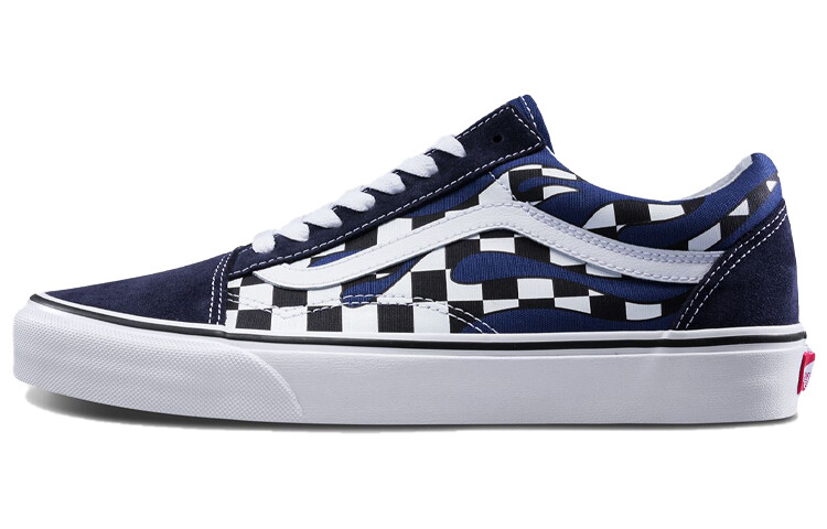

Кроссовки Vans Old Skool Checkerboard Flame Blue