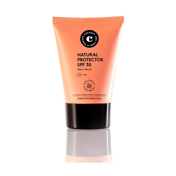 

Натуральный солнцезащитный крем Natural Protector Spf30 Cocunat, 100 ml