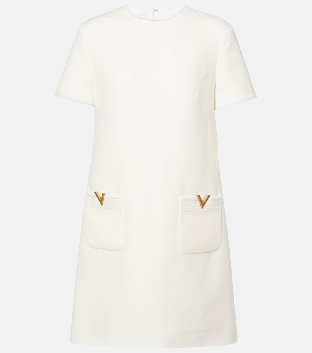 

Мини-платье VGold Crepe Couture Valentino, белый