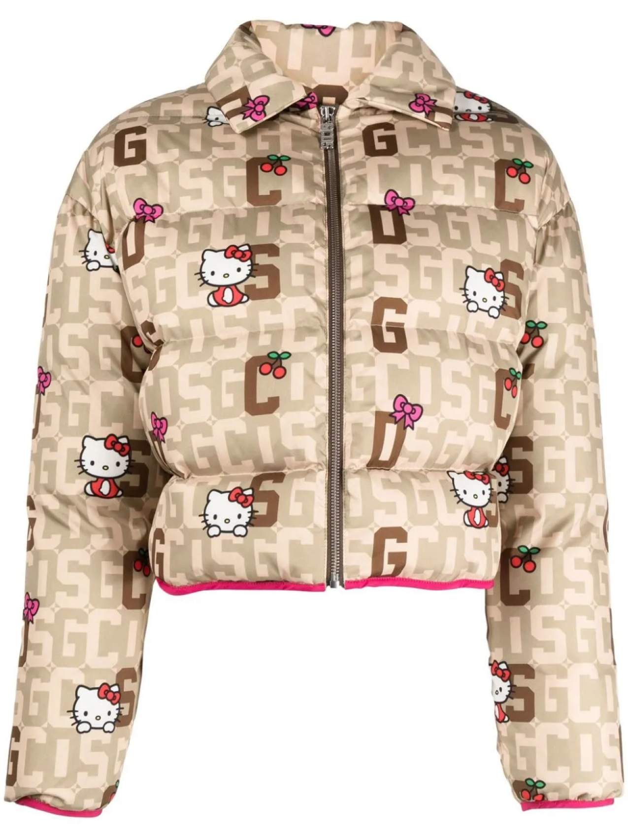 

GCDS пуховик из коллаборации с Hello Kitty, нейтральный