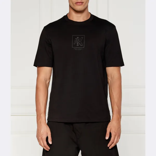 

Футболка свободного кроя Armani Exchange, черный