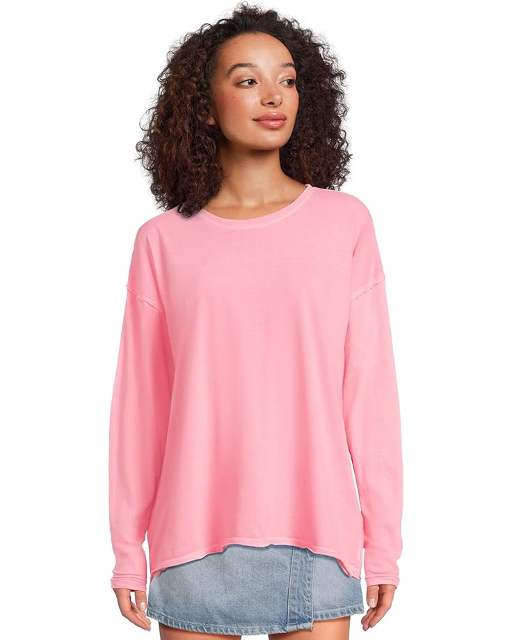 

Футболка Free People Nina Tee Long Sleeve, цвет Flowering Ginger