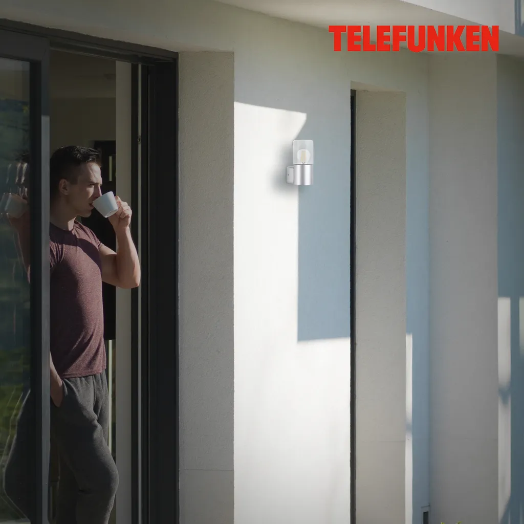 

Уличный светильник TELEFUNKEN, серебряный