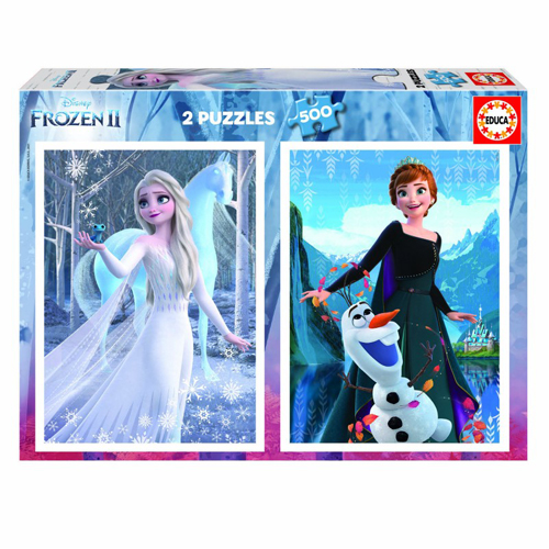

Пазлы Disney Frozen 2-In-1 500Pc Jigsaw Puzzles