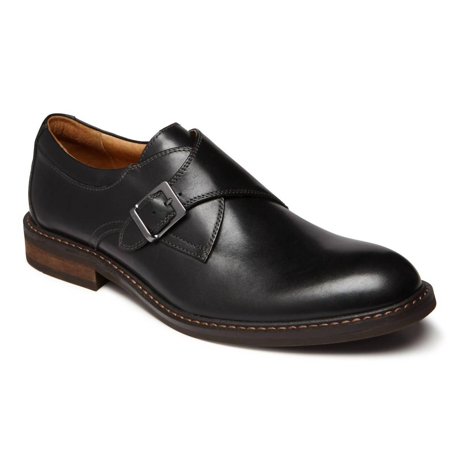 

Мужские туфли Anders Monk Strap черного цвета Vionic