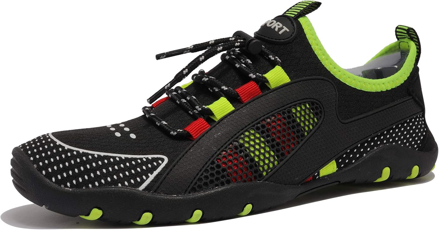 

Мужские и женские водные спортивные кроссовки, слипоны с быстрым высыханием для бассейна, пляжа, серфинга, прогулок и аквапарка JointlyCreating, черный
