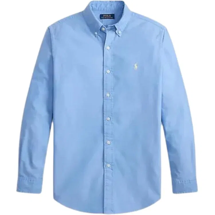 Рубашка классическая мужская Polo Ralph Lauren синяя