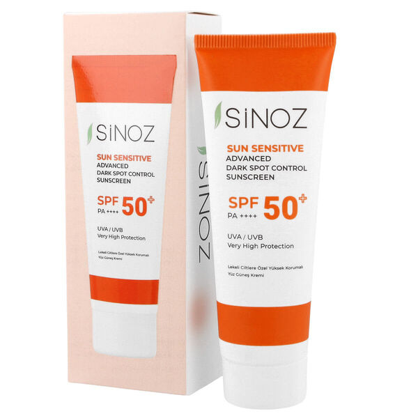 

Крем с фильтром spf50+ uva/uvb pa++++, 50 мл Sinoz Sun sensitive advanced dark spot control
