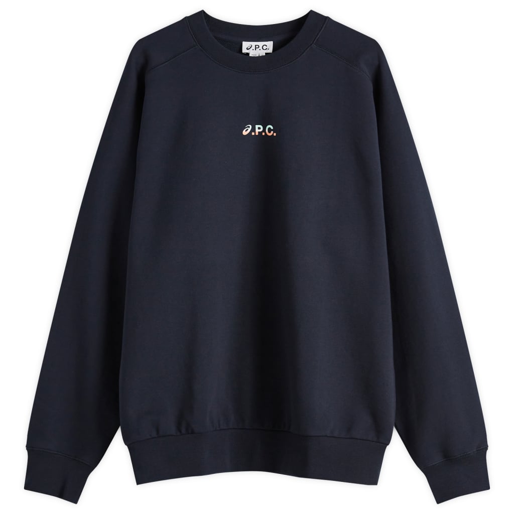 

Толстовка X Asics Lake Crew A.P.C., синий