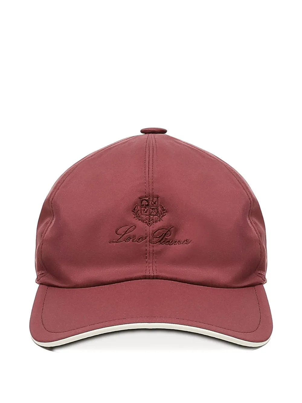 

Бейсболка с вышитым логотипом Loro Piana, красный