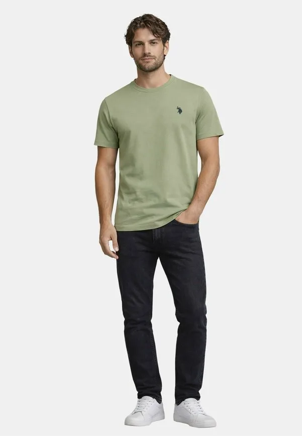 Базовая футболка uscooperr U.S. Polo Assn., Olive — фото 2