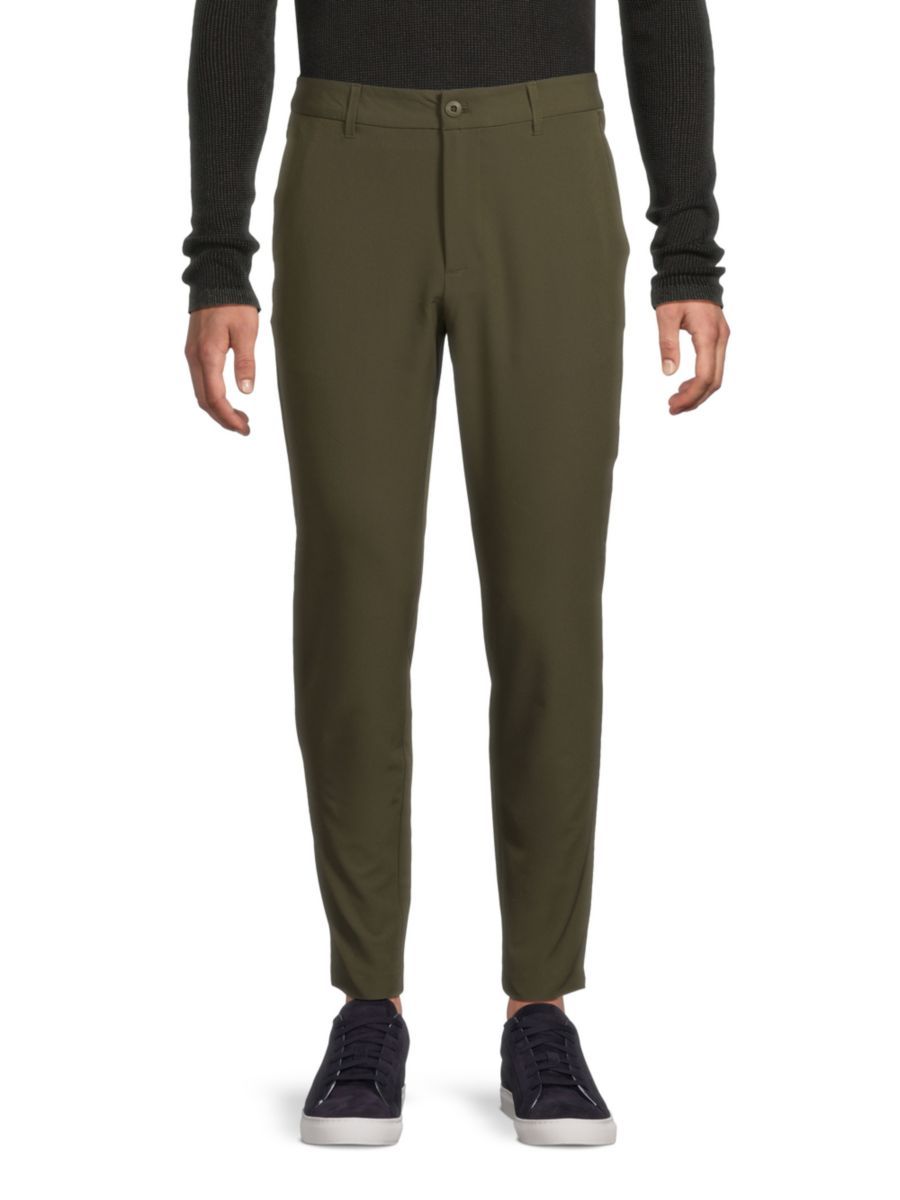 

Брюки чинос с плоским передом HEDGE, цвет Army Green