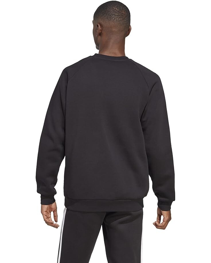 

Толстовка Adidas 3-Stripes Crew Sweatshirt, цвет Black 1