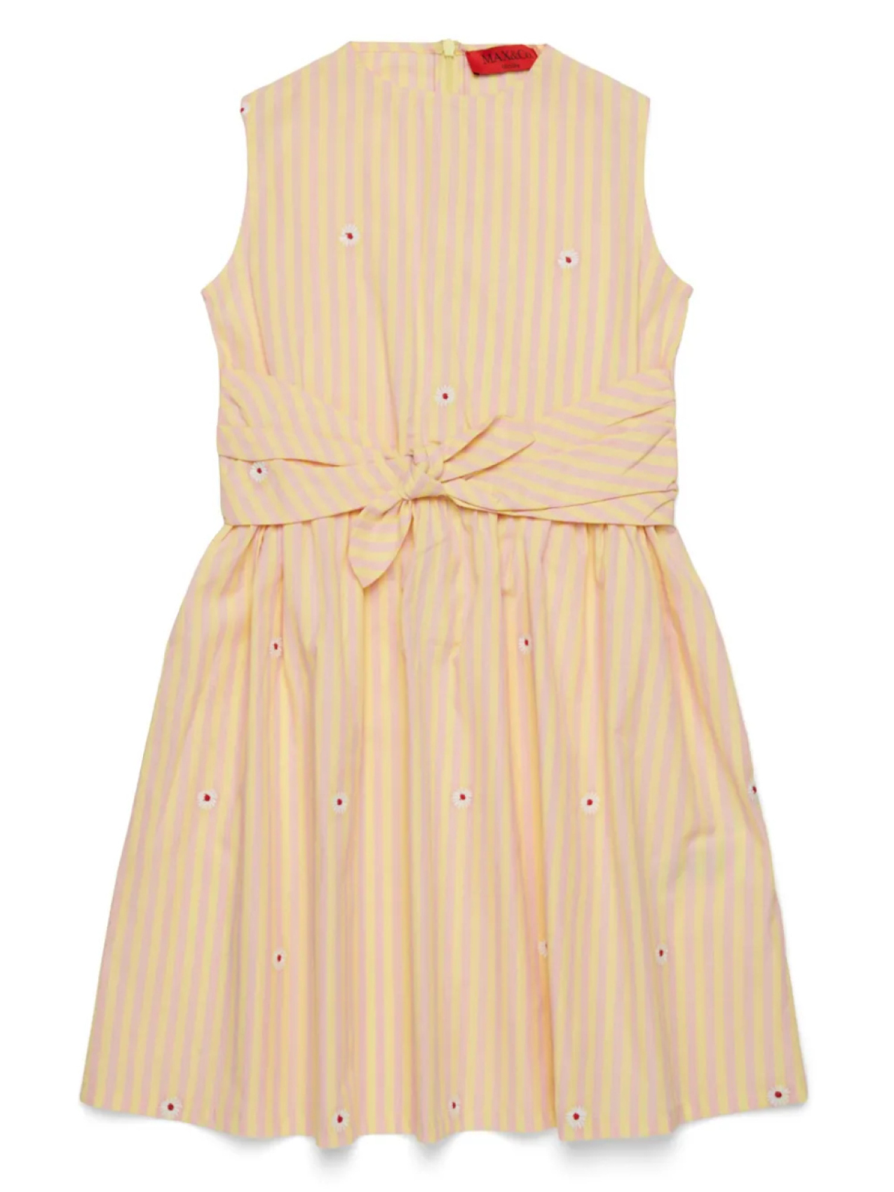 

MAX&Co. Kids платье в полоску, желтый