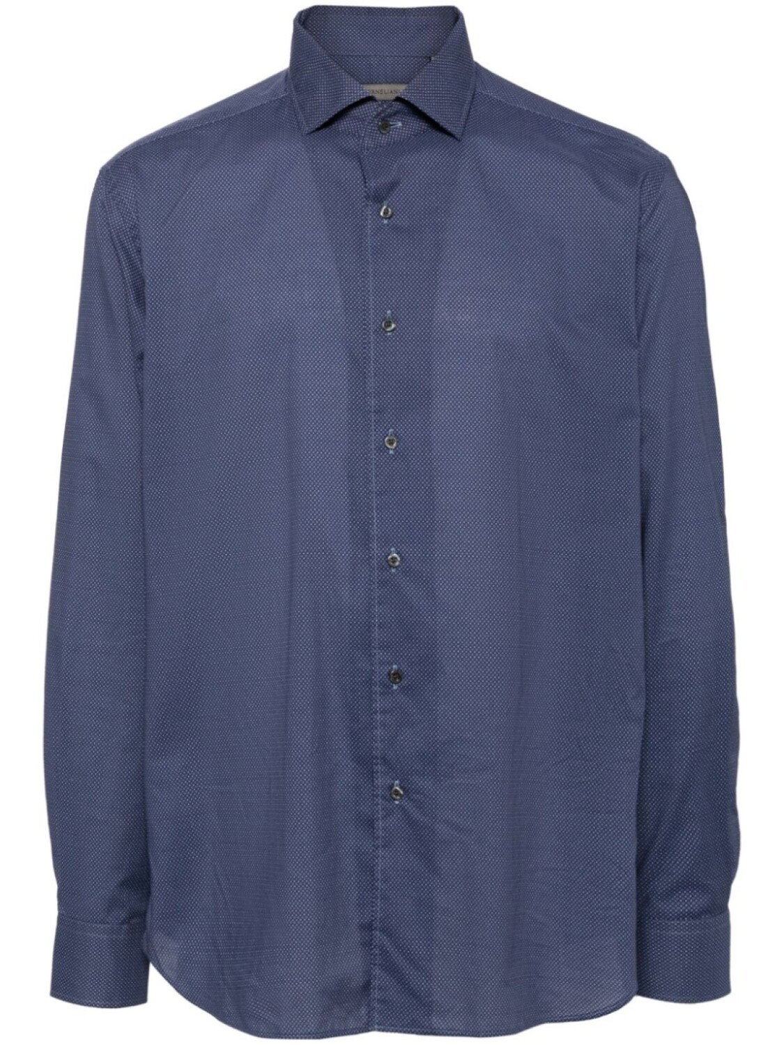 

Corneliani рубашка со срезанным воротником, синий