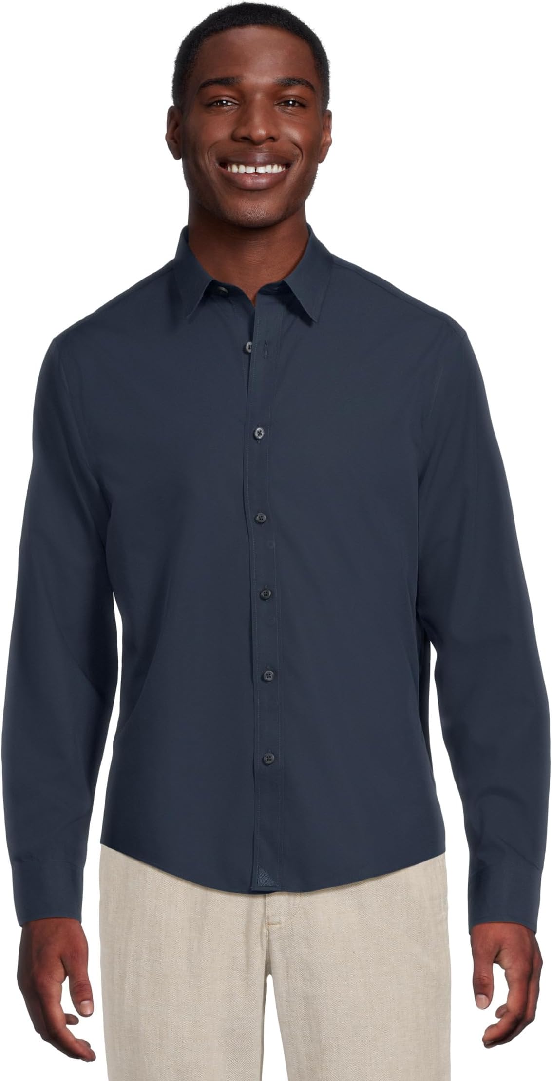 

Рубашка UNTUCKit Wrinkle Free Castello Shirt, темно-синий