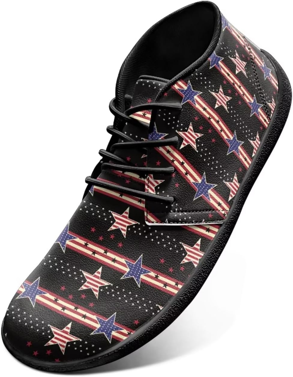 

Повседневные кроссовки Jeiento с резиновой подошвой и нулевым перепадом высоты подошвы, с флагом США, Stars and Stripes