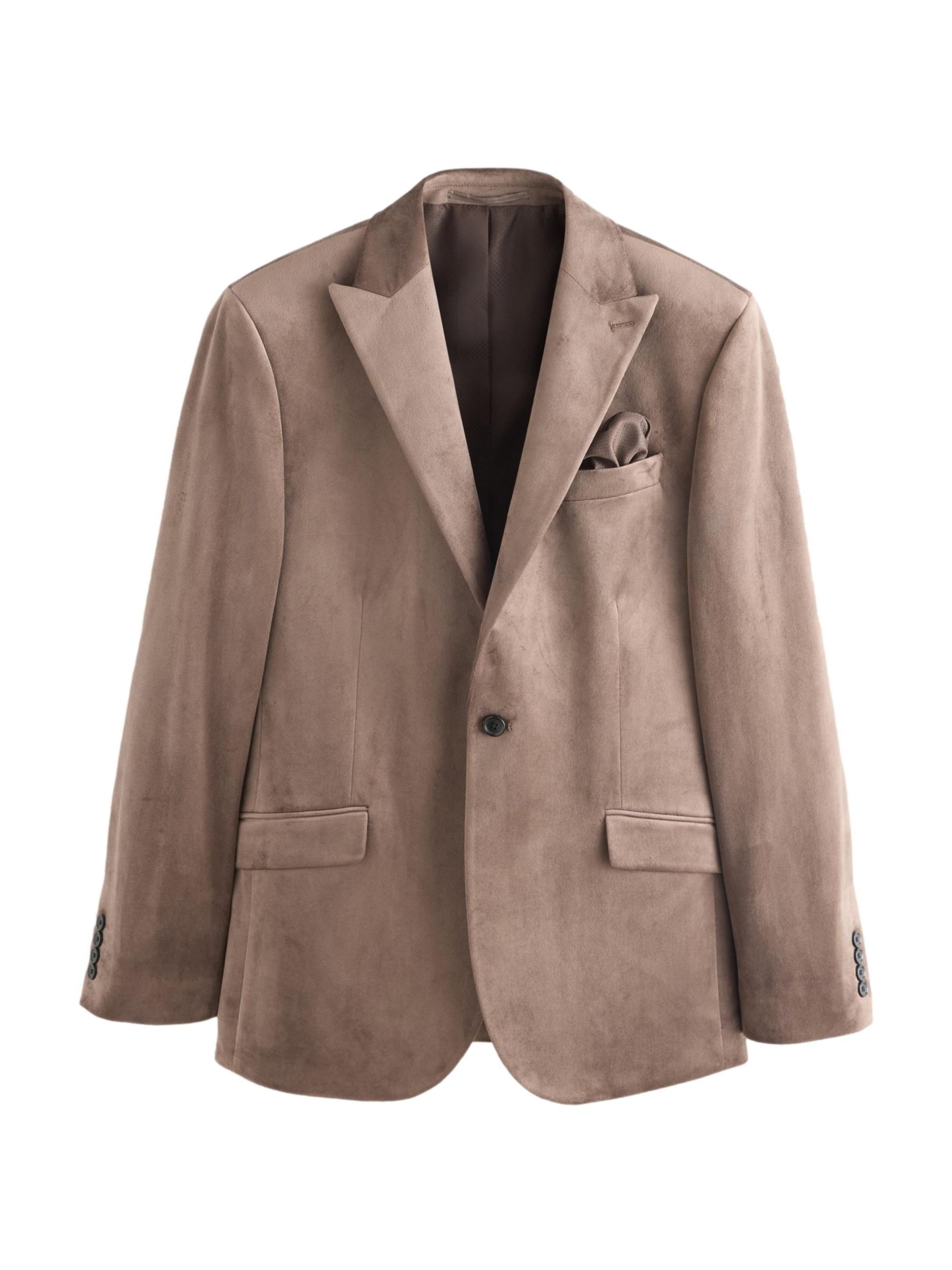 Next Пиджак Slim fit в цвете Taupe