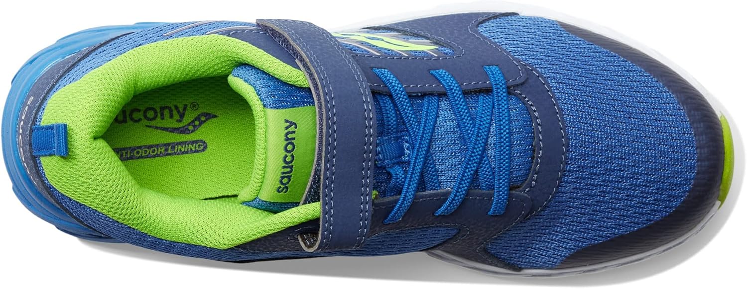 Saucony Unisex-Child Wind Alternative Closure 2.0, синий/зеленый — фото 2