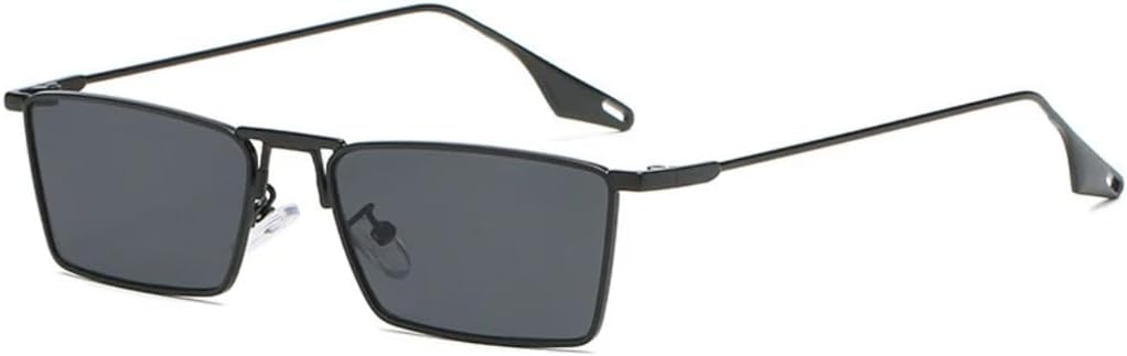 

Солнцезащитные очки с защитой UV400 | Линзы в стиле панк, металлическая оправа | Для женщин и мужчин, для занятий спортом на открытом воздухе и вождения DSVIGF, Black-black