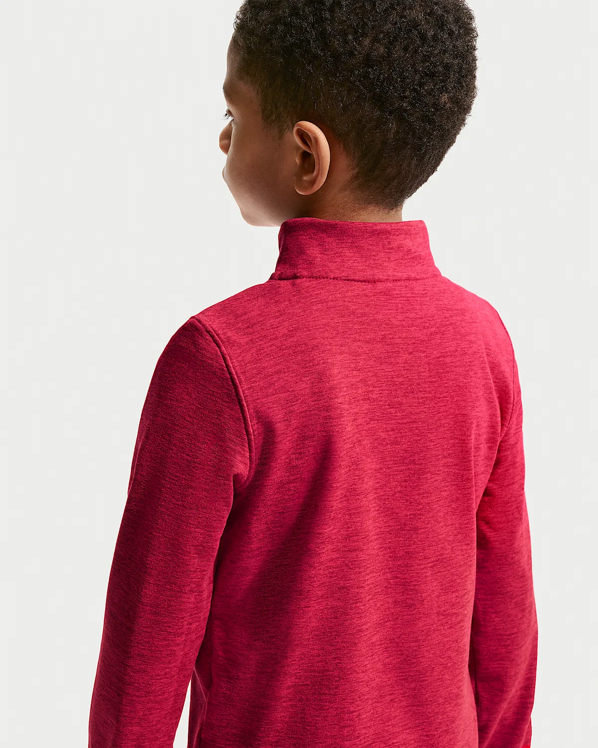 Детский комплект из двух предметов Quarter-Zip Sunset Nike, Black/Gym Red — фото 3