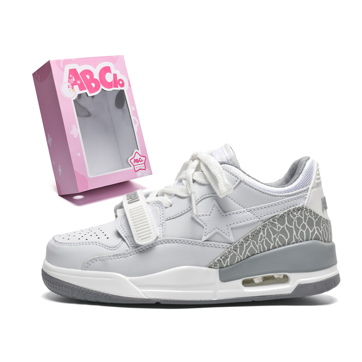 

Кроссовки ABCIO Skateboarding Shoes Unisex Low-top, розовый