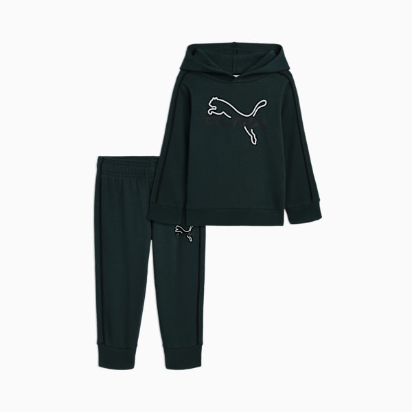

Хлопковая флисовая толстовка и спортивные брюки для малышей Matching Sets Puma, зеленый
