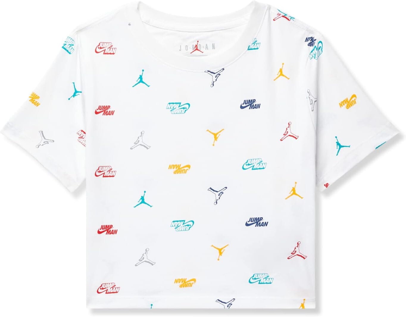

Футболка Jordan Kids Jumpman Modern All Over Print Tee, белый