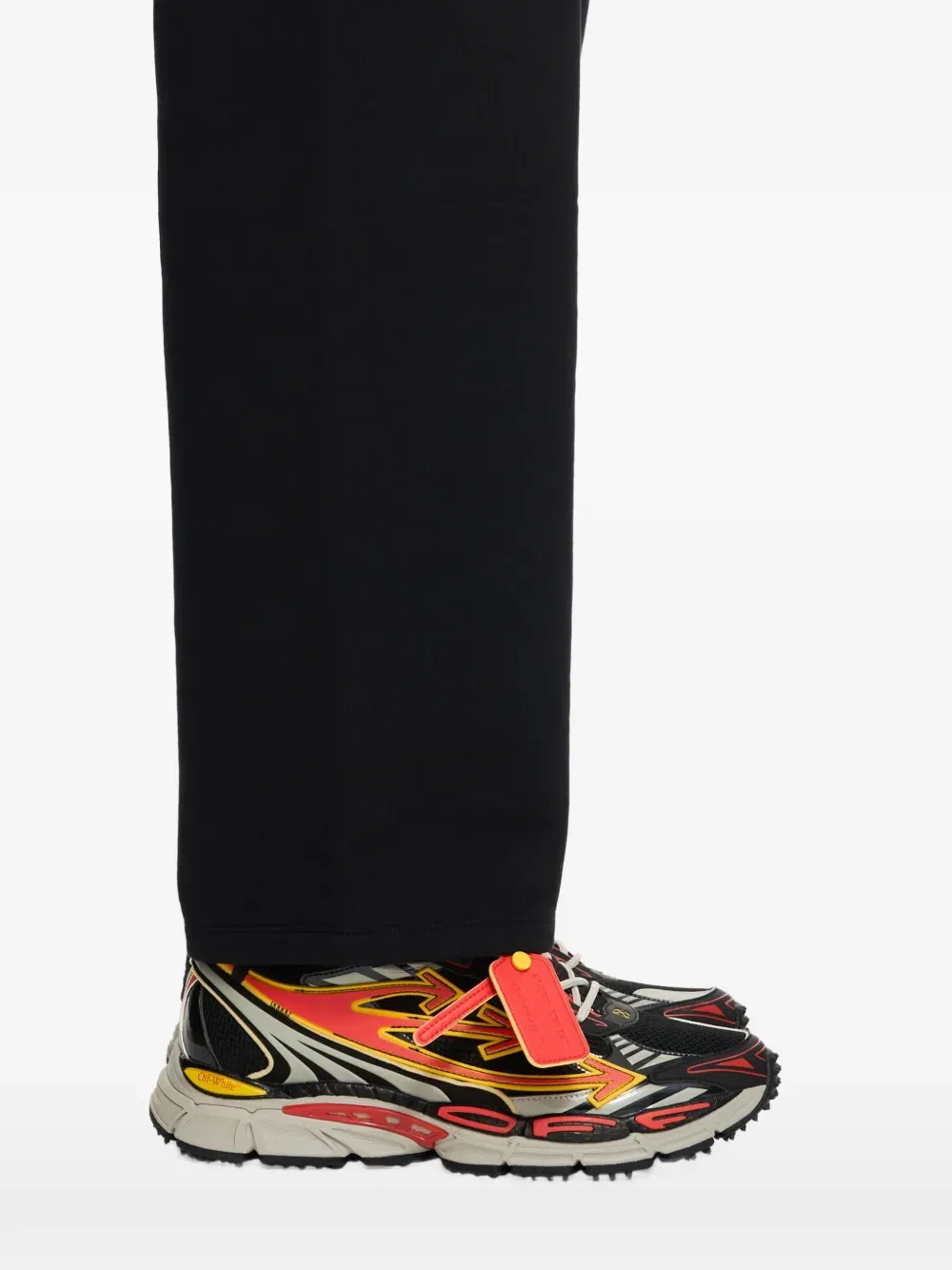 Вернусь чуть позже, стрелка, стяжка, кроссовки Off-White, черный